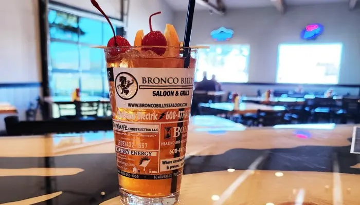 Bronco's Brandy Old Fashioned