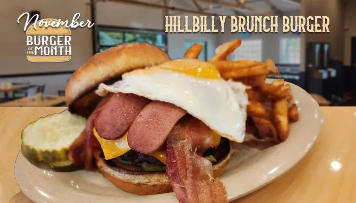 Hillbilly Brunch Burger