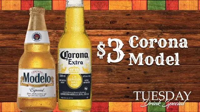 Tuesday Drink Specials
