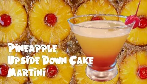 Pineapple Upside Down Cake Martini
