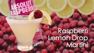 Raspberry Lemon Drop Martini