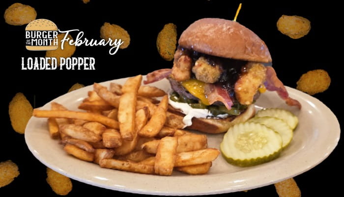 Loaded Popper Burger of the Month