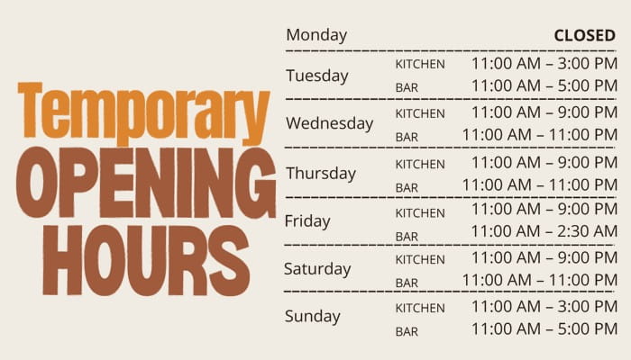 Temporary Hours